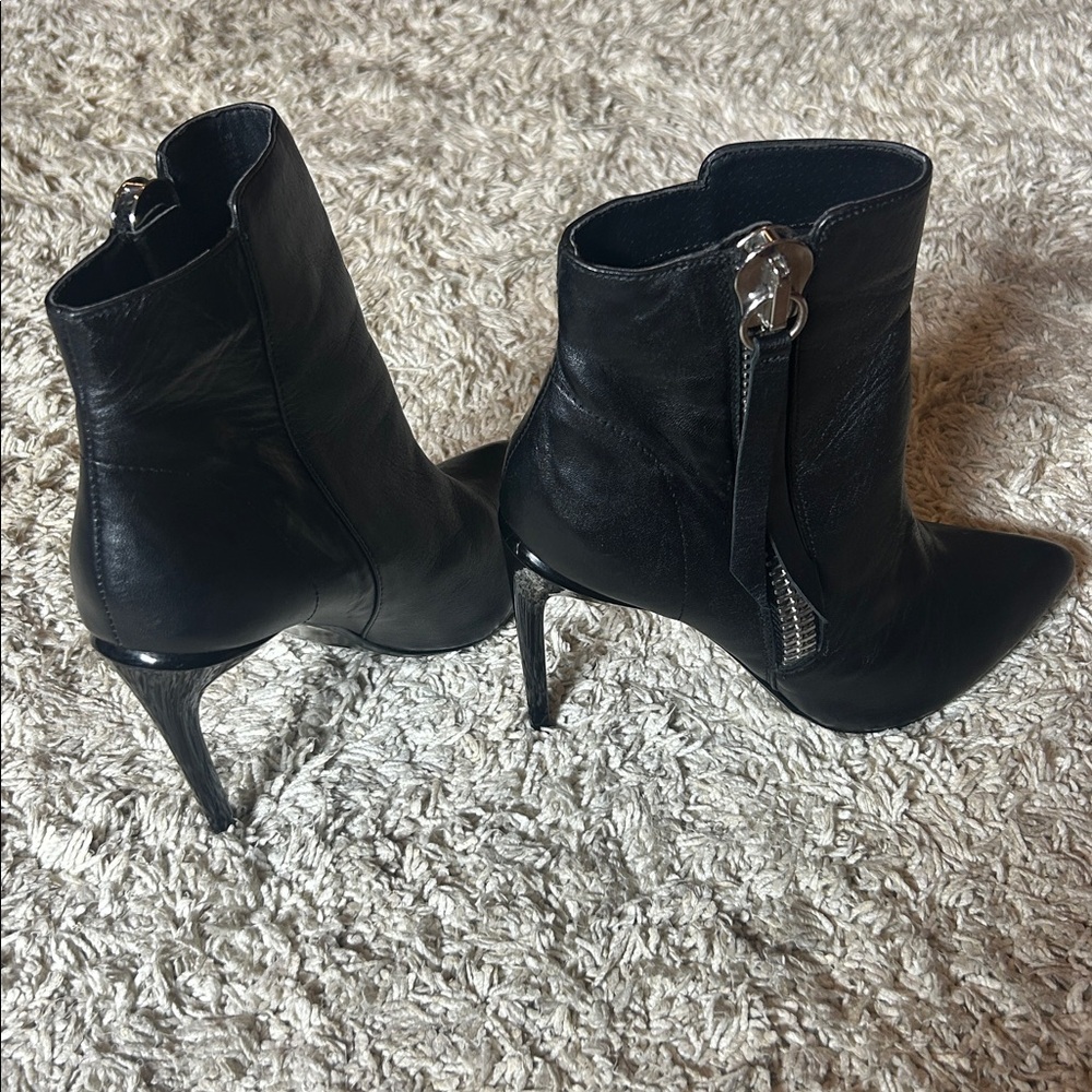 Steve Madden Black Heeled Ankle Boots